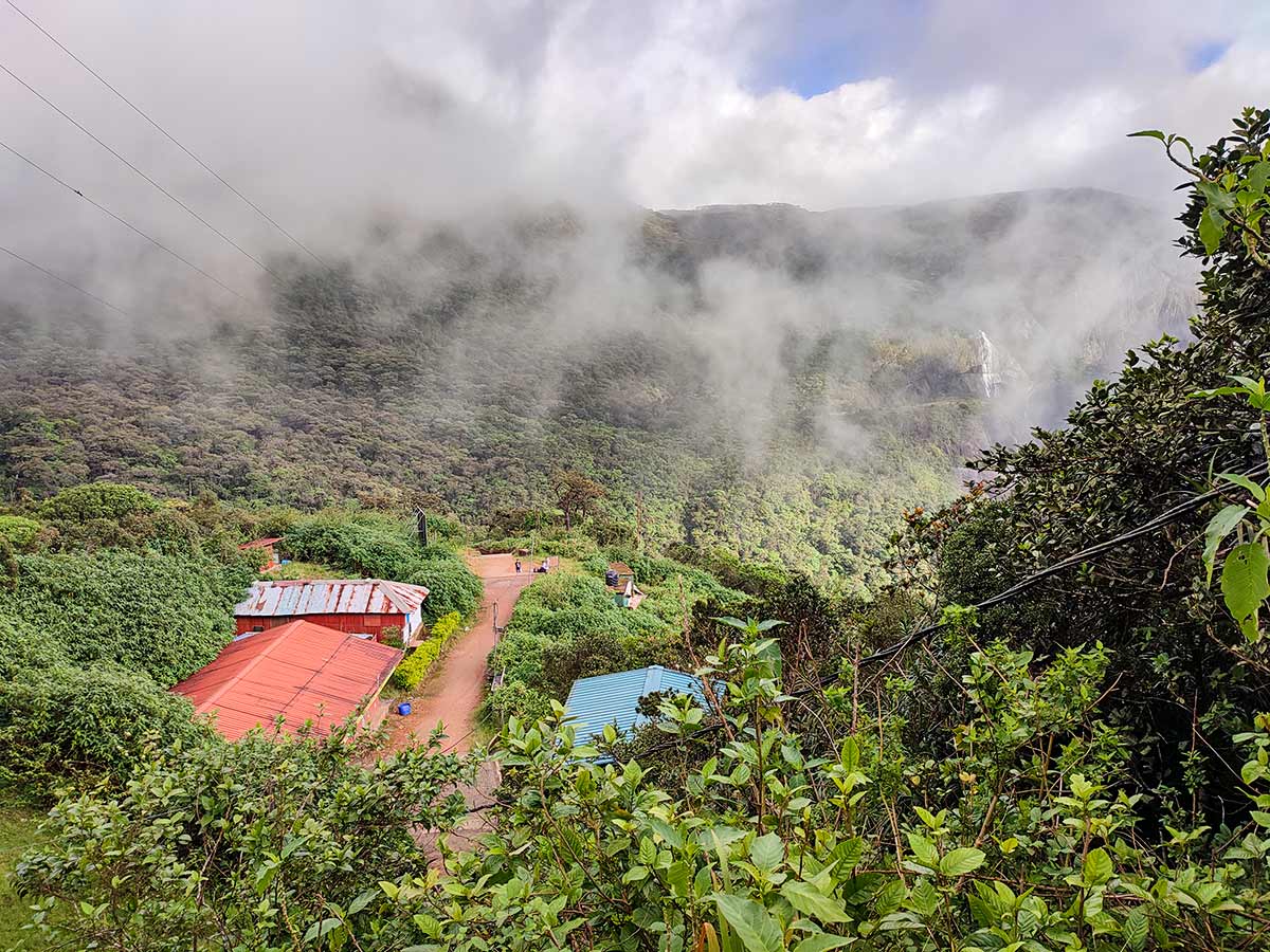 Japanese Temple near Adam's Peak trail